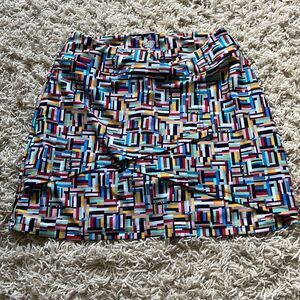 Tzu Tzu Charlotte Golf Skort, Multi Color Design Pickleball,  Tennis, golf  M